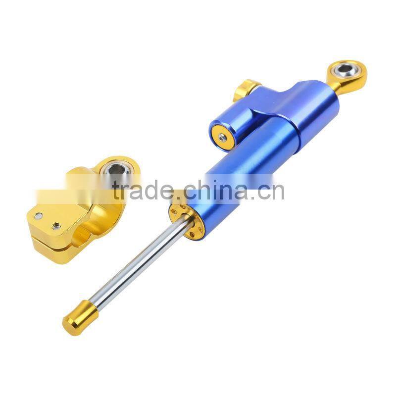 for Universial Motorcycle Adjustable Steering Damper Stabilizer Top Quality Blue