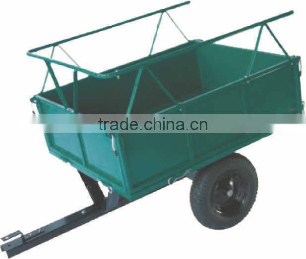 Heavy-duty trailer,Trailer Dump Cart,Farm & Ranch 450Kg Capacity Steel Dump Cart