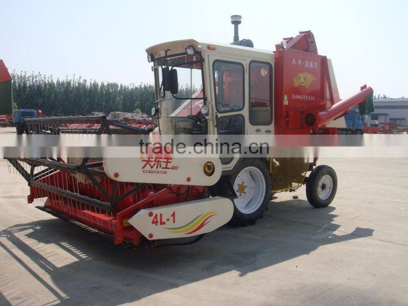 soya bean mini combine harvester