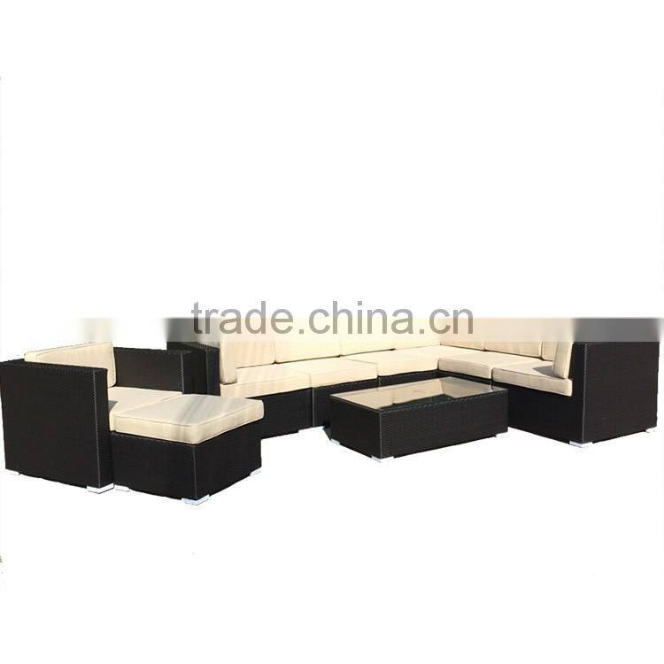 S&D 2016 Wholesale Synthetic Rattan Furniture Garden Sofa Outdoor Furniture