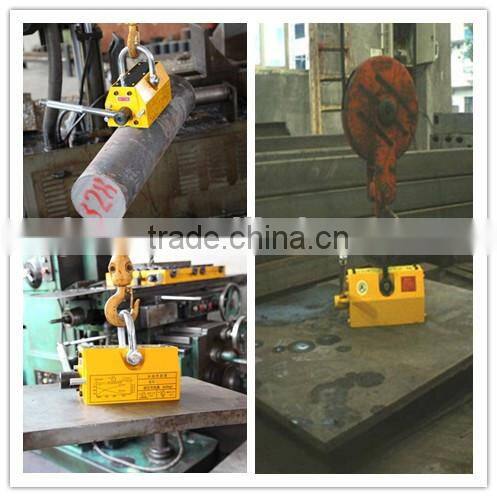2 ton manual permanent lifting magnet crane magnetic chuck with strong magnetic circuit