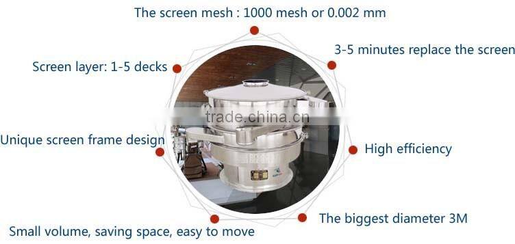 vibrator separator machine for maize starch sieving