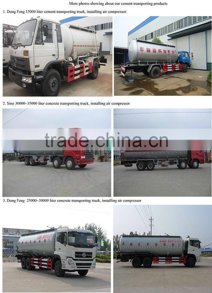 30000 liter lime powder tank truck, ore powder tank truck, concrete powder tank truck
