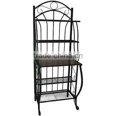 Chair shpaed black iron water bottle rack