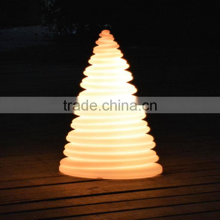 Christmas ornaments LED glowing tower lamp led Christmas tree decorations USB rechargeable used indoor/outdoor
