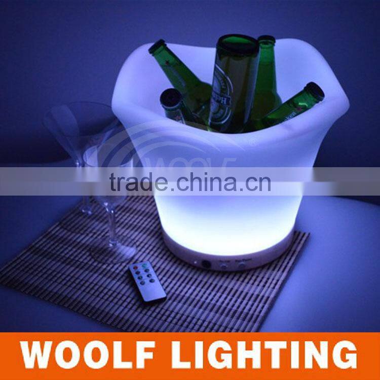 LED Ice Bucket Plastic Ice Bucket Acrylic Ice Bucket