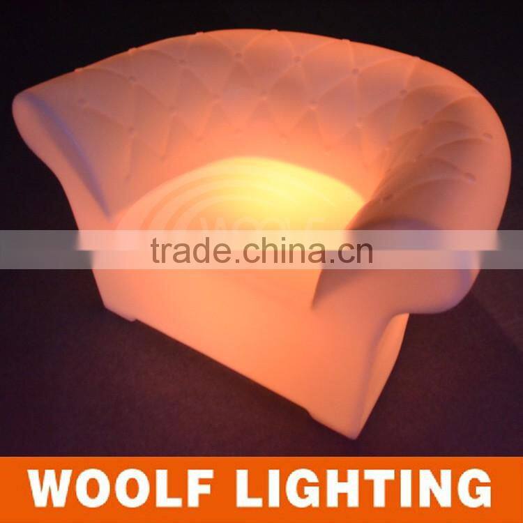 Modern Nightclub Hotel VIP Used LED Lighting Sofa