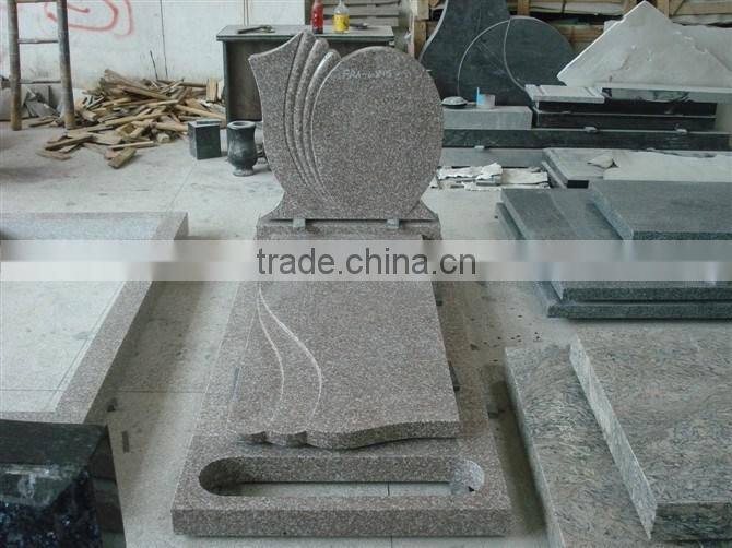 Carved G687 granite tombstones with competitive price