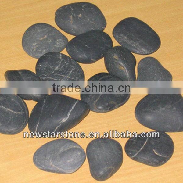 large black pebbles
