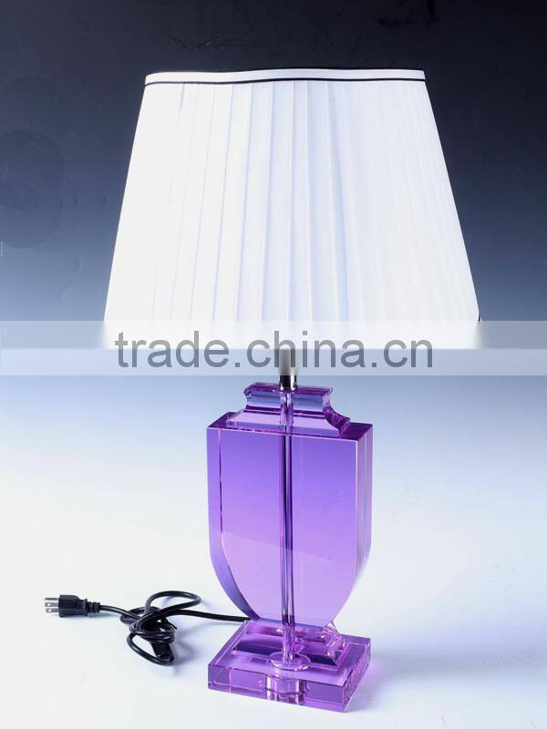purple crystal table lamp wholesale