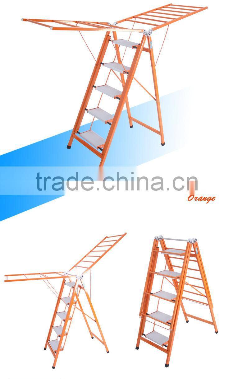 Vivinature multifunction clothe rack with 3 steps ladder rack