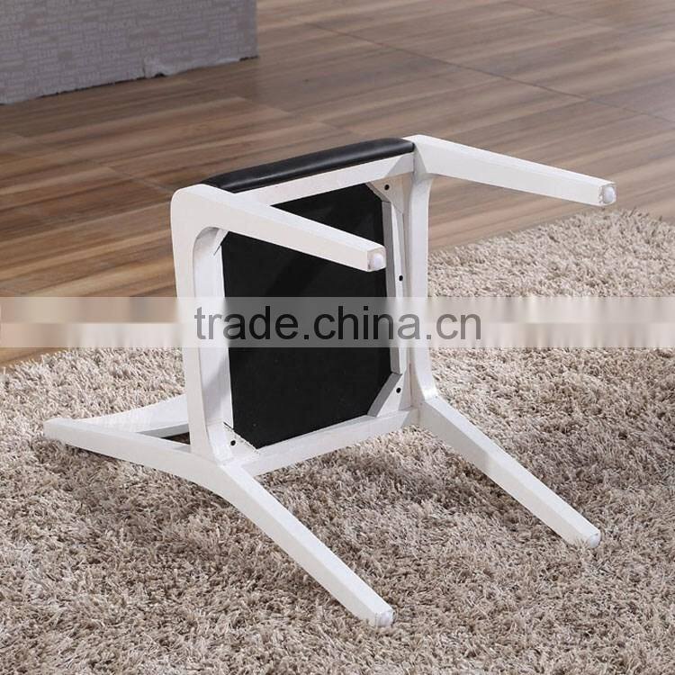 Solid wooden furniture dining chair, rattan dining chair wood relaxing chair