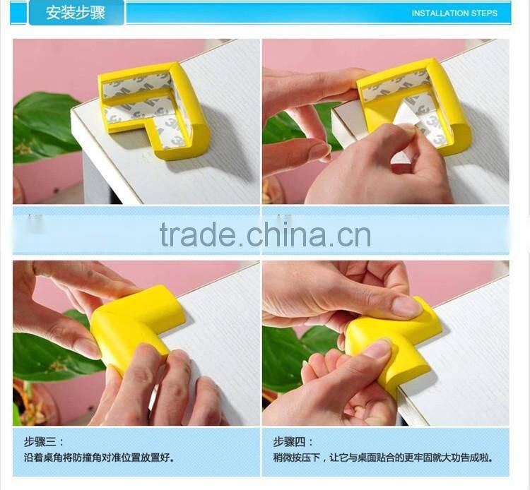 M025 safety baby product plastic stripe L corner edge guard