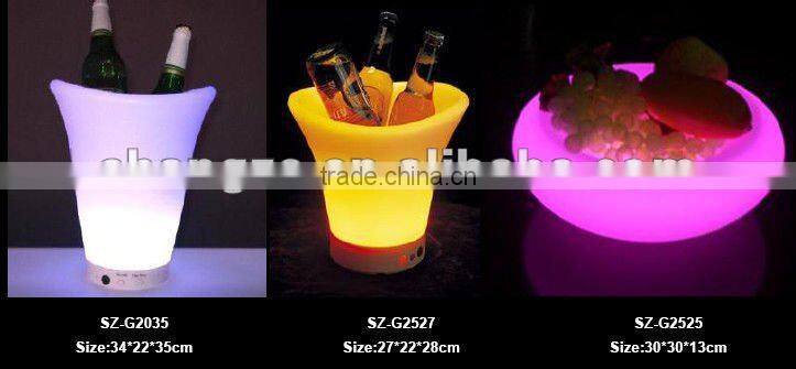 LED Light Wine Cooler
