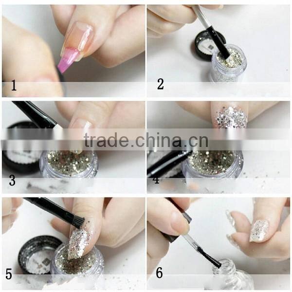 Top quality shining nail art sequins for nail decoration