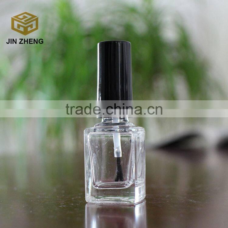 Custom square shape 10ml empty nail polish glass bottle cheap