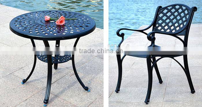SIGMA cast aluminum patio furniture outdoor dining sets table and chairs