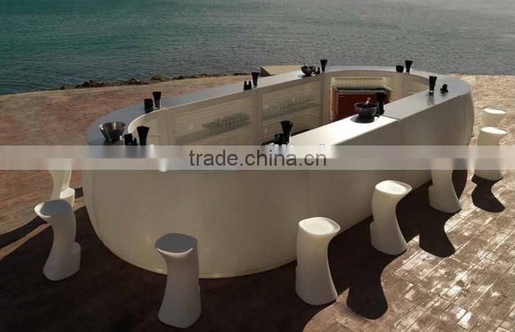 Commercial furniture nightclub nice design illuminated led bar counter