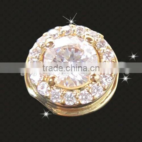 Diamond shiny home button for iPad, luxury gold plated accessories for iPad