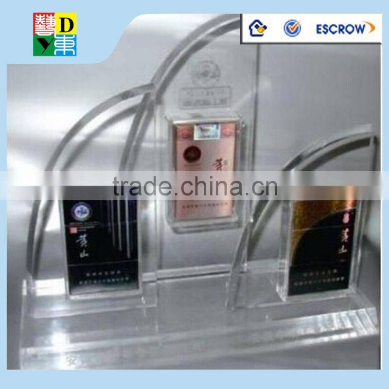 simple design acrylic cigarette display stand in service equipment/2015modern design acrylic cigarette display stand from China