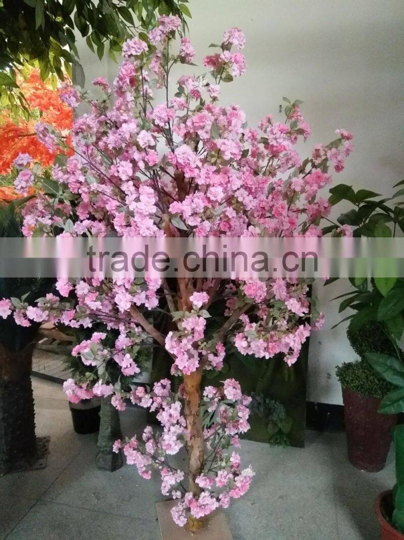 Artificial cherry blossom tree with silk flowers