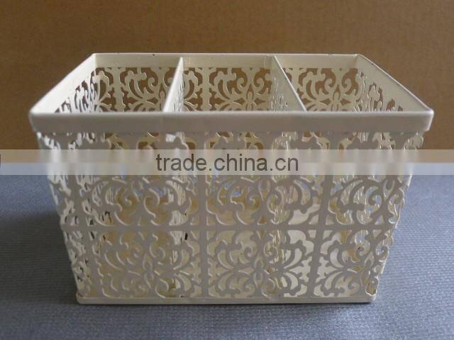 2016 new Hollow-out decorative pattern Metal Hollow Out Pen Holder