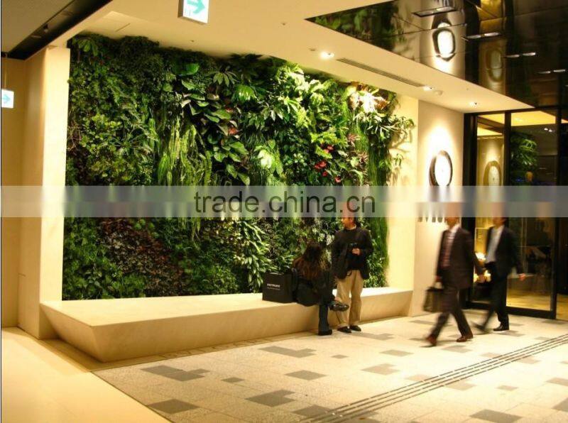 Factory wholesale artificial grass wall uv resist artificial living plant moss wall
