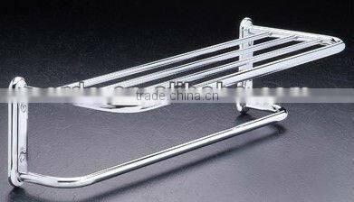 Chrome Steel Wire Wall Mouted Towel Stand