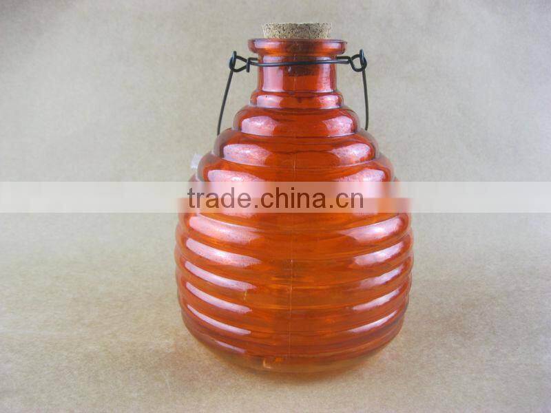 hanging glass bee catcher / glass wasp trap