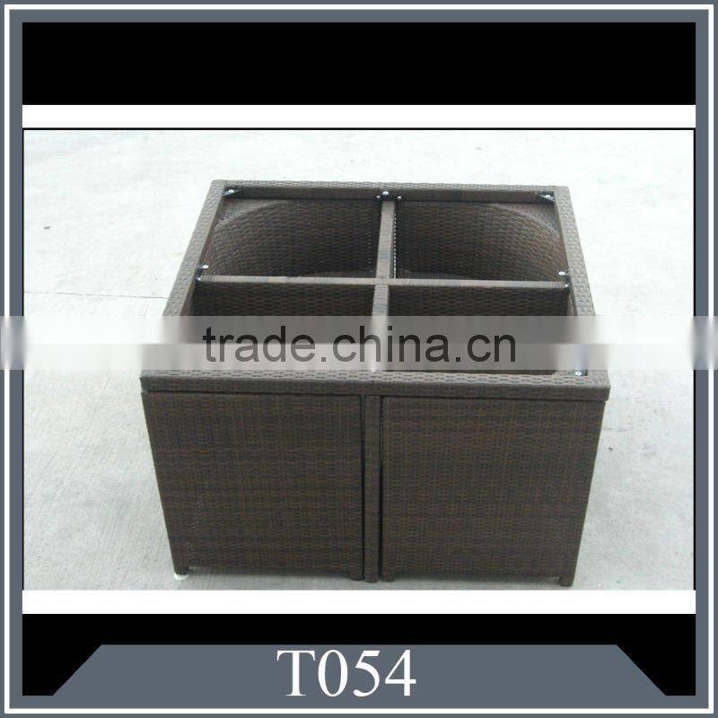 garden wicker coffee table sets