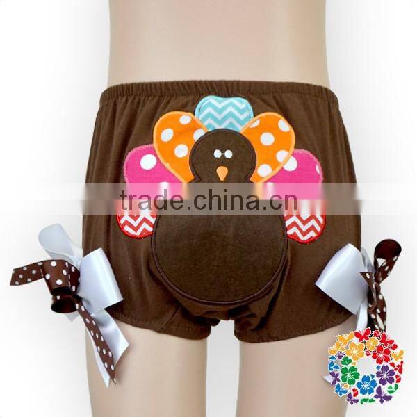 Chinese Manufacturer Baby Girls Holiday Gift Turkey Bloomers Diaper Cover Thanksgiving bloomers
