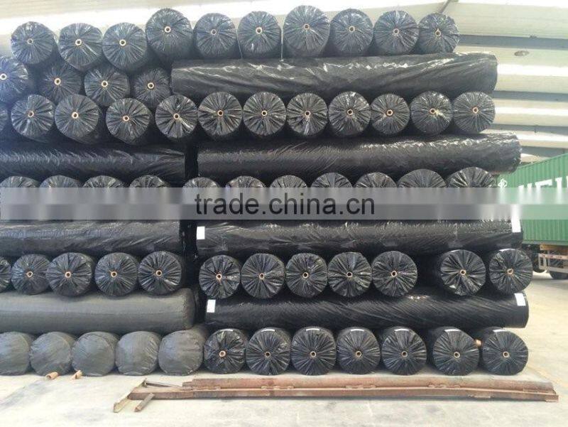 Soil Reinforcement Anticorrosion PET Woven Geotextiles Driveway Fabric