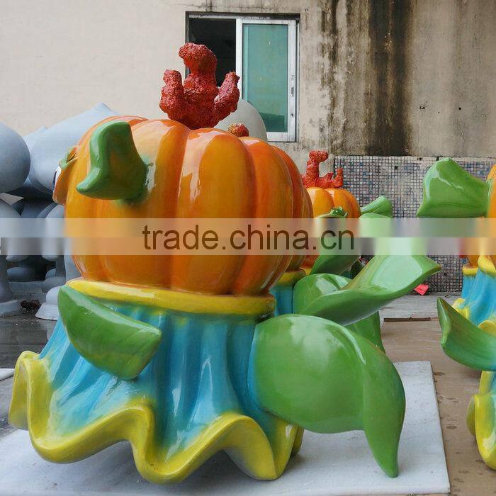 Outdoor fiberglass holloween decoration