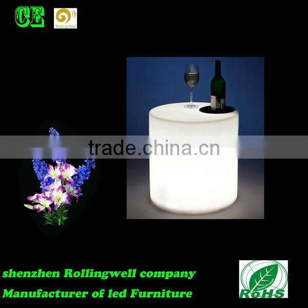 New design liquid interactive bar table,led bar furniture