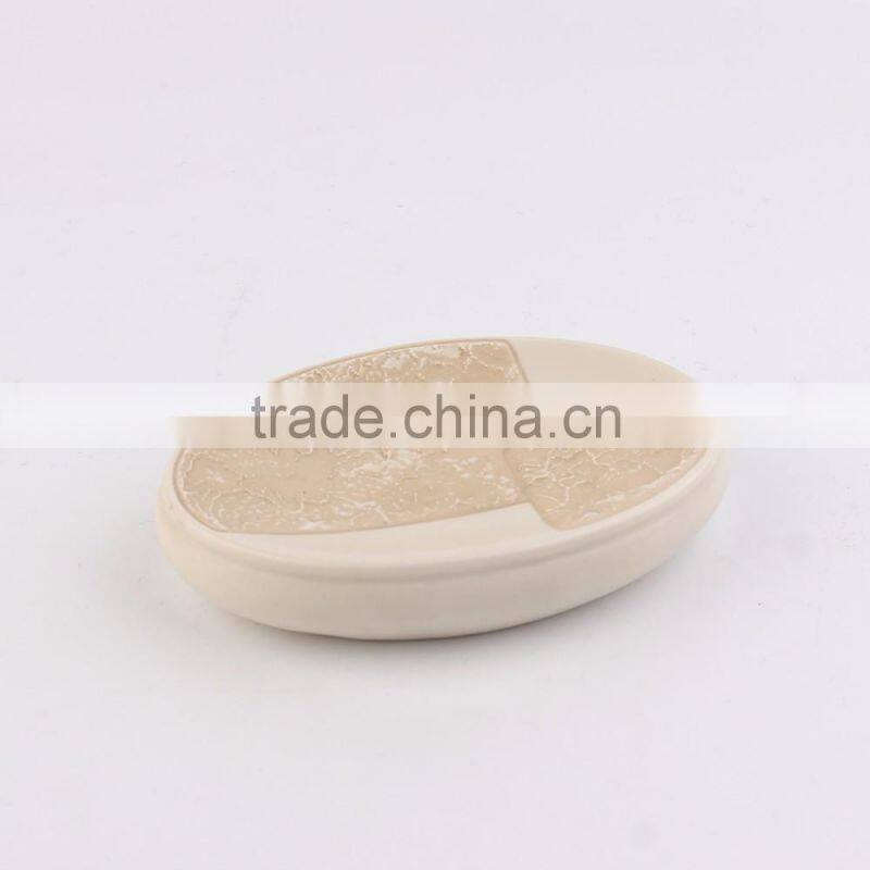 Cream-colored elegant hand-painted ceramic bathroom accessories home decoration