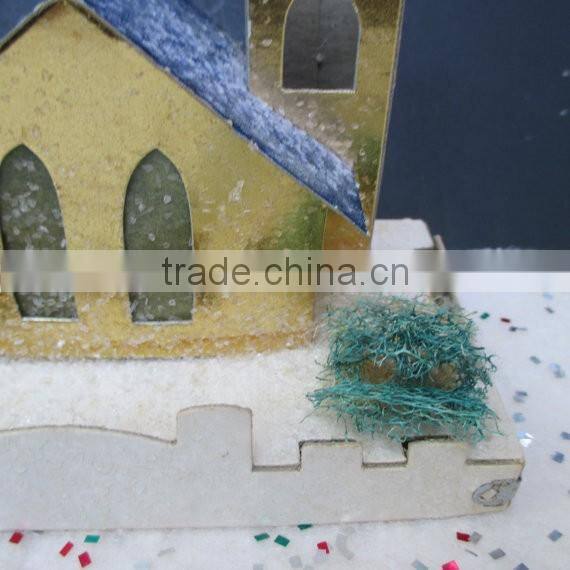 Vintage Putz House Church Christmas Village