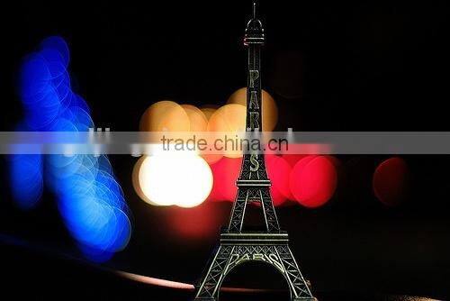 hot sale wholesale zinc alloy eiffel tower wedding cnterpieces