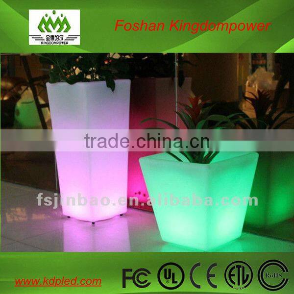 Rechargeable Illuminated Large LED Waterproof planter
