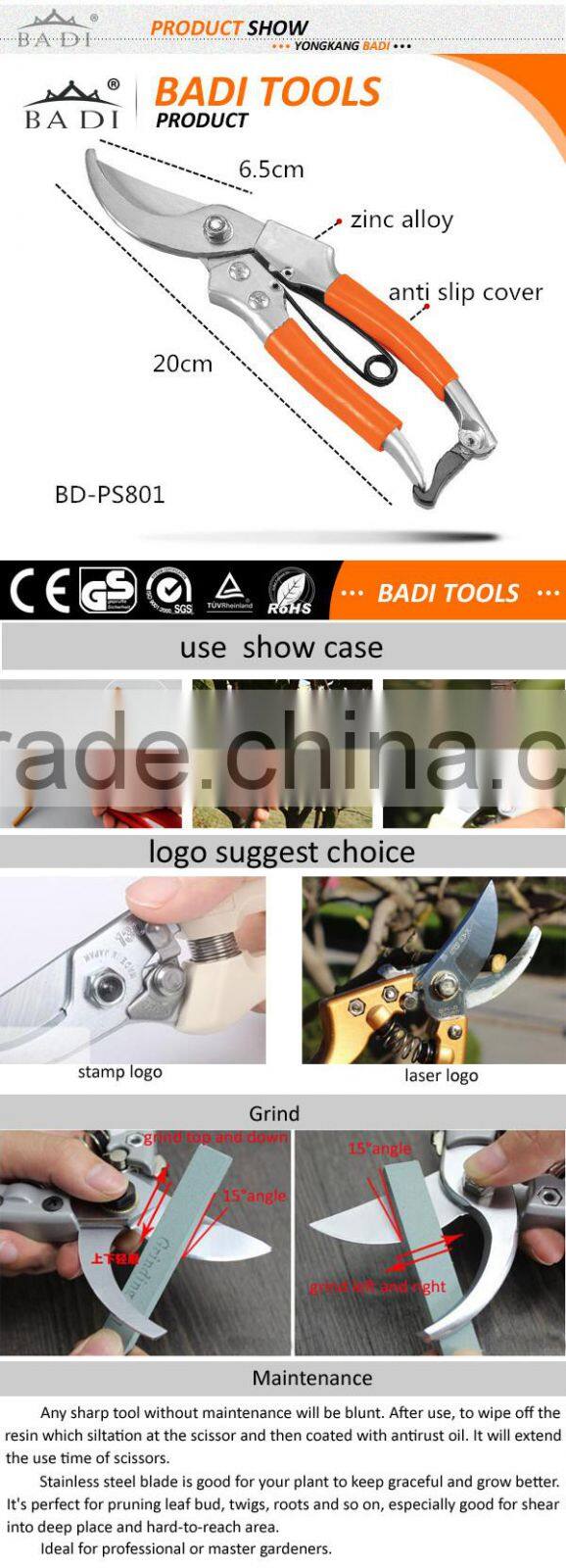 8 inch Professional garden supplier garden professional pruning shears