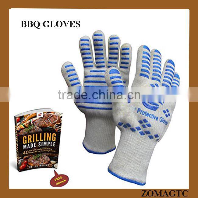 Oven Gloves with 932 Degree Fahrenheit Heat Resistant
