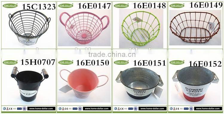 Factory direct supply promotion gift plastic rectangular eco-friendly home and garden basket