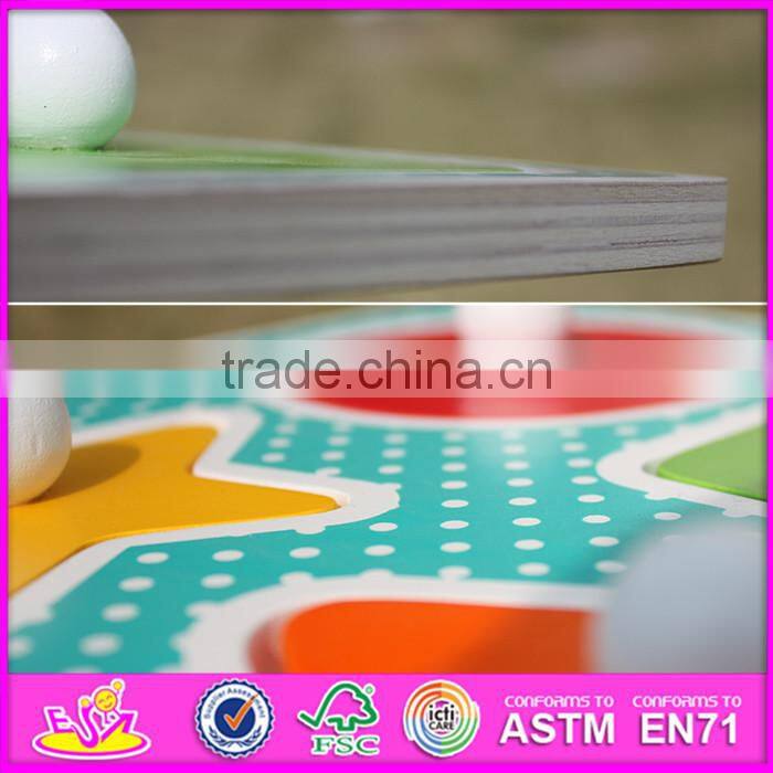 2016 Custom diy wooden matching puzzle for babies W14M114