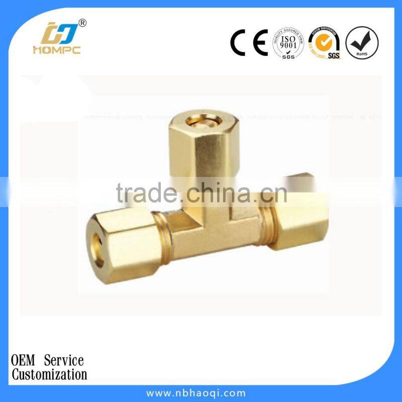 Brass elbow fitting pipe