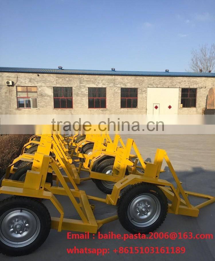 New Fiber cable trailer made in CHINA/ Steel strand trailer/ steel reel trailer