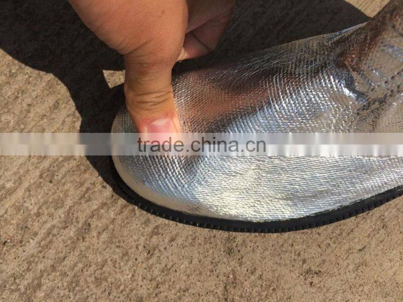 Aluminum foil composite fireproof fabric fire proof boots(Resistant 1000 degree)