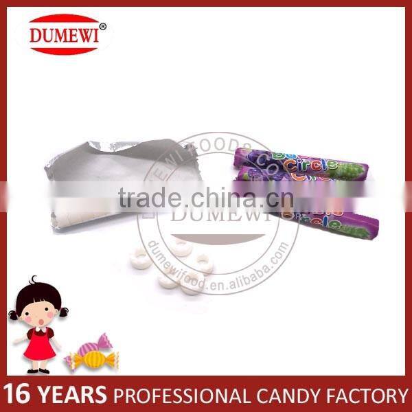 Fruity Pressed Candy Bubble Circle Roll Candy in Bag