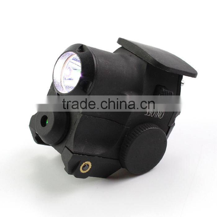 Super compact tactical subzero working green laser sight with 180 lumens CREE Q5 led laser flashlight