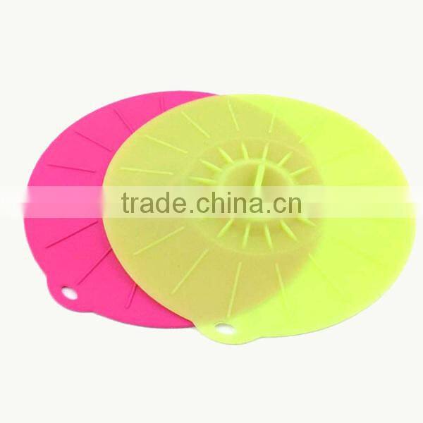 LFGB and FDA Approved Variety Size Green Mug Silicone Lid With Big Discount