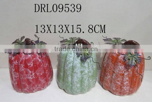 colorful pumpkin ceramic lantern festival holloween decorations