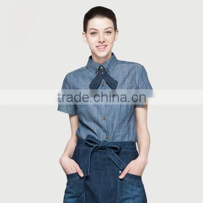 custom hotel restuarant waiter and waitress uniform bar workwear cook suit